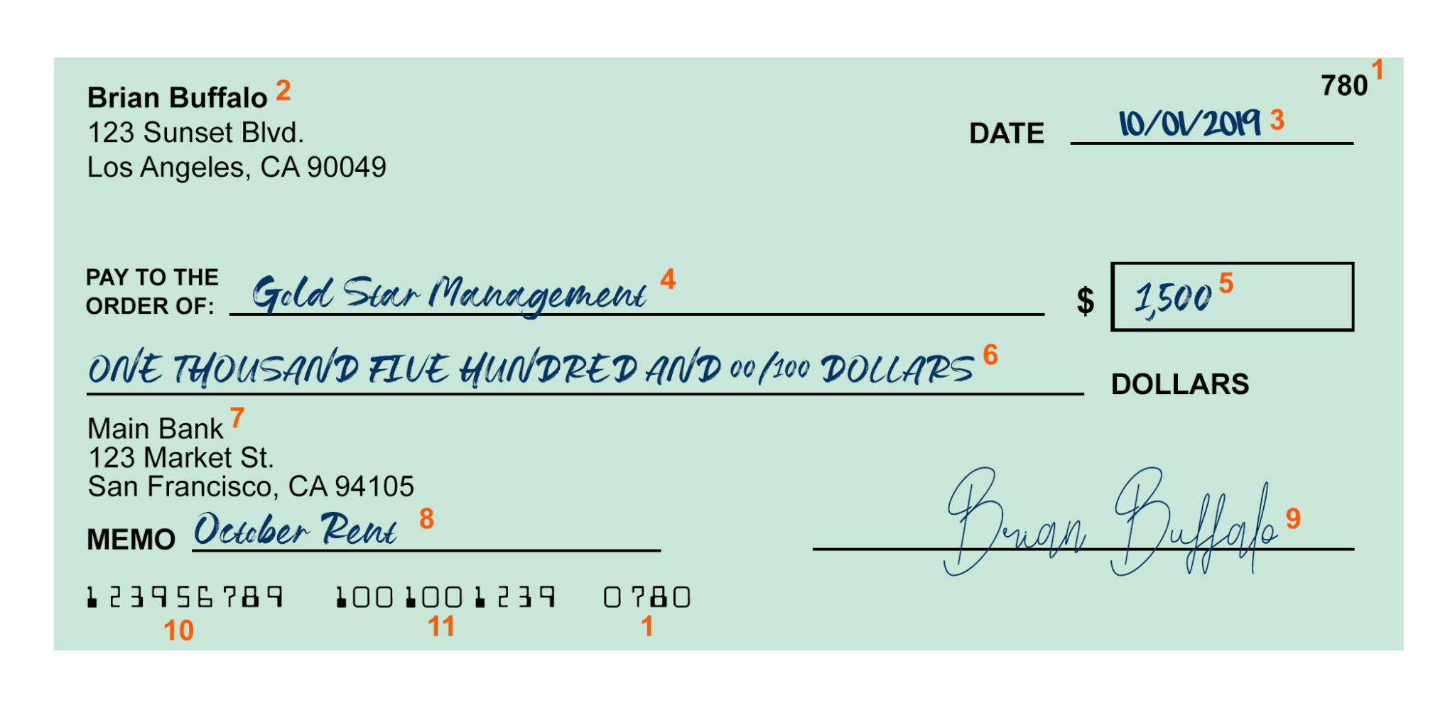 How to Write a Check | Writing a Check Examples - OppU