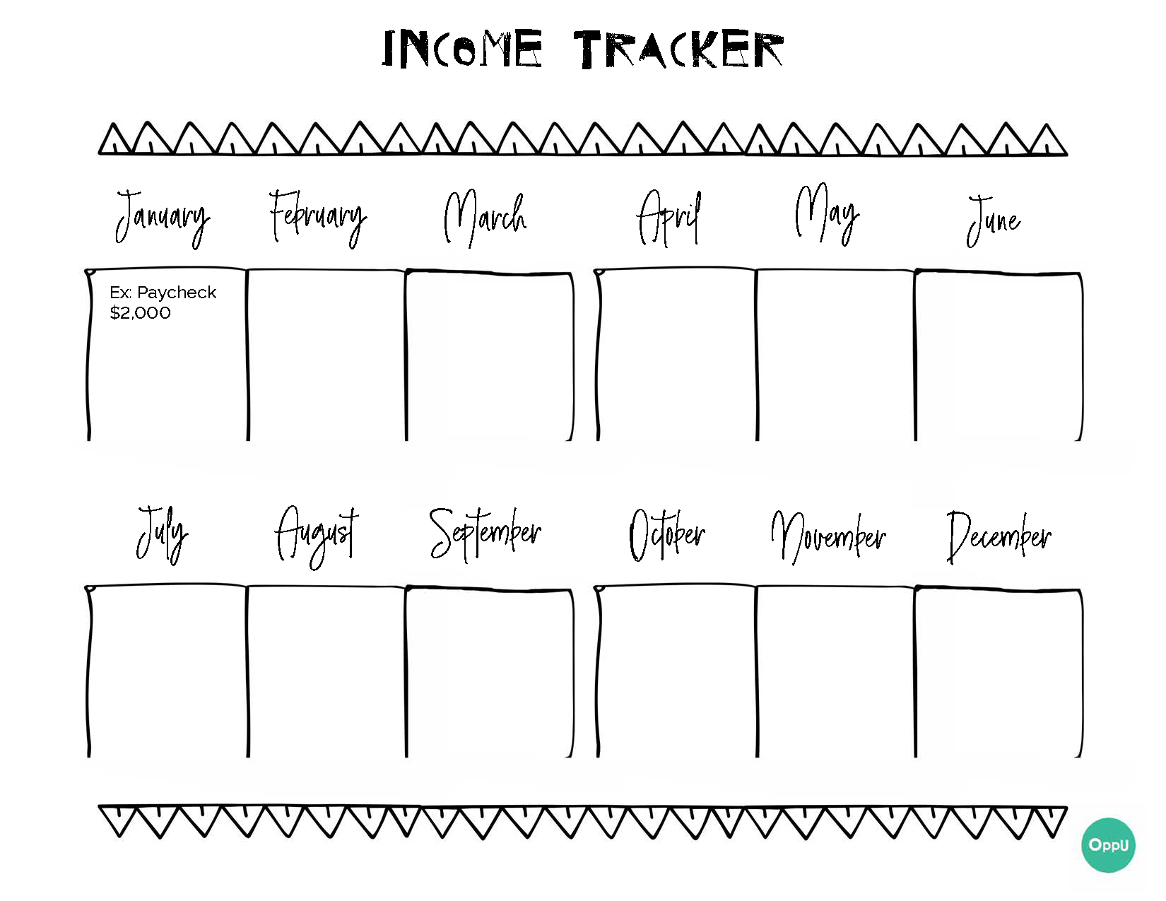 Bullet Journal Budget Layouts 2024 - AnjaHome